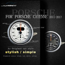 Tablero de instrumentos Interior para Porsche Cayenne, brújula de tiempo, instrumento electrónico, cronómetro de coche, 2011-2017 2024 - compra barato