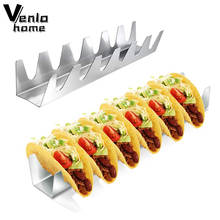 Stainless Steel Taco Holder Stand Taco Plate Fried Food Cooling Drain Tray Rack Pancake Storage Shelf Pizza Pie Display Stand 2024 - buy cheap