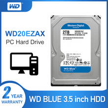 Western Digital Original WD Blue 2TB hdd SATA 3.5" 64MB Cache Internal HDD Hard Drive for Desktop WD20EZAZ 2024 - buy cheap