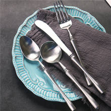 New Sliver Cutlery Set Luxury Dinnerware 1 Pieces Mirror Polishing Tableware 304 Stainless Steel Dinner Knife & Fork 2024 - buy cheap