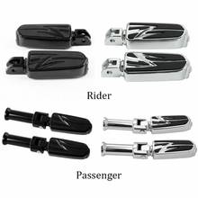 Apoio para os pés do passageiro traseiro para motocicleta, apoio para os pés para harley davidson fat boy sport glide 2024 - compre barato