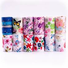 Thermal Transfer Flowers Printed 2yards 3" Grosgrain Ribbon for DIY Hairbows Accessories Materials 2024 - buy cheap