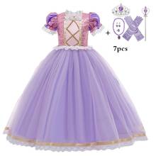 Vestido de princesa de Navidad para niñas, traje de fiesta de graduación, disfraz de cumpleaños, ropa para niños, 2021 2024 - compra barato