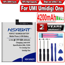 HSABAT 3800~4800mAh High Capacity Battery for UMI Umidigi One / for UMI Umidigi One Max / for UMI Umidigi One Pro Smart Phone 2024 - buy cheap