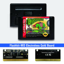 Boogerman - USA метки Flashkit MD никелевое золото схема на основе печатной платы для Sega Genesis Megadrive игровая консоль 2024 - купить недорого