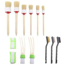 Car Detailing Brush Set, Auto Detailing Brush Set, 11 Pieces Car Cleaner Brush Set Air Conditioner, for Cleaning Wheels, Dashboa 2024 - buy cheap
