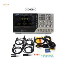 RIOOAK New Hantek DSO4254C Digital Oscilloscope 4 Channels 250Mhz LCD PC Portable USB Oscilloscopes +EXT+DVM+Auto range function 2024 - buy cheap