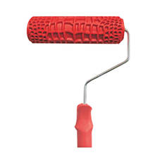 Hot 7 inch Embossed Crocodile Skin Painting Roller with Handle for Wall Decoration 2024 - buy cheap