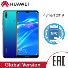 Global Version Huawei P Smart 2019 NFC Mobile Phone 64GB ROM Samrt Phone 6.21inch Dual Camera 3400mAh battery 2024 - buy cheap