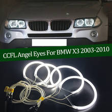 Hight Quality CCFL Angel Eyes Kit Warm White Halo Ring For BMW E83 X3 2003-2010 Demon Eye 2024 - buy cheap