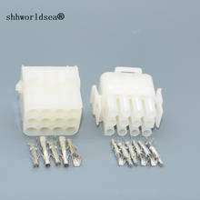 Shhworldsea-conector de cablagem elétrica para carro, macho ou fêmea, 12 pinos, 2.1mm, 1-480708-0 350735-1 2024 - compre barato