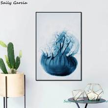 Wall Art Canvas Painting Jellyfish Marine Life Nordic Posters And Prints Wall Pictures For Living Room Home Decoration No Frame 2024 - buy cheap