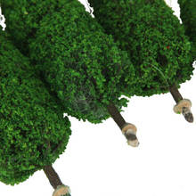 6 uds. Modelo de ciprés árbol tren diseño paisaje Wargame paisaje 2,28-5,9'' 2024 - compra barato