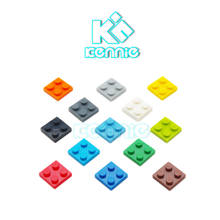 1600 unids/lote Kennie NO.3022 piezas de color a granel 2x2 ladrillos bajos partículas clásicas pequeñas piezas de bloques de construcción DIY juguetes 1K 2024 - compra barato