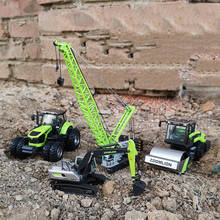 Excavadora sobre orugas Zoomlion 1:87 1:50, Tractor, rodillo de carretera, vehículo de construcción, modelo de coche, Colección, juguetes para niños 2024 - compra barato