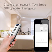 Interruptor de Escena Inteligente Tuya ZigBee, Control Remoto Portátil de 4 entradas, aplicación Tuya Smart Life, para escenarios de automatización del hogar inteligente, 5 piezas 2024 - compra barato