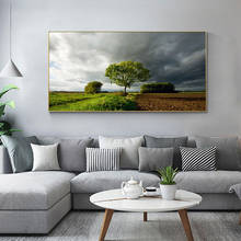 Field Tree Landscape Wall Art Mountain Canvas Painting Posters and Prints Modern Wall Art Picture for Living Room Decor 2024 - buy cheap