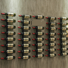 Organizador de parede para vinho e uísque, suporte decorativo elegante personalizável para armazenar garrafas 2024 - compre barato