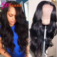 Pizazz Lace Front Human Hair Wigs For Black Women Preplucked 180% Density Remy 13X4/13X6 Brazililan Body Wave Lace Frontal Wig 2024 - buy cheap
