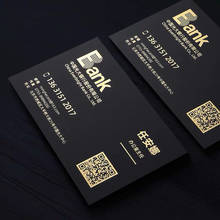 Custom business card printing personalized thick special paper hot gold foil stamping print smooth touch 350gsm/700gsm 200pcs 2024 - buy cheap