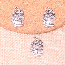 120pcs wine barrel Charms Zinc alloy Pendant For necklace,earring bracelet jewelry DIY handmade 19*11mm 2024 - buy cheap