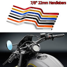 22mm Motorcycle Handlebar 7/8" 72cm Aluminum Motorbike Handlebar Universal Handle Bar Tubes For Honda Kawasaki Yamaha Suzuki 2024 - buy cheap