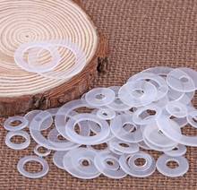 50pcs M3 M4 M5 M6 M8 M10-M20 nylon gasket soft plastic washer insulated flat pad spacer increases washers seal gasket 2024 - buy cheap