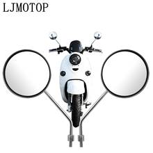 Espelho retrovisor universal para motocicletas, espelho retrovisor 8mm 10mm para ducati hyperciclista 796 monster s2r 800 2024 - compre barato