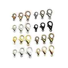 50pcs/lot Gold Alloy Lobster Clasp Hooks For DIY Jewelry Making Findings Necklace Bracelet Chain Accessory Supplies 2024 - buy cheap