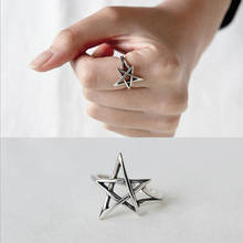 Charm David Star Finger Ring For Women Men Vintage Boho Knuckle Party Rings Punk Cocktail Jewelry Girls Gift 2024 - buy cheap