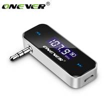 Mini Wireless Hands-free FM Transmitter 3.5mm In-car Car Music Audio MP3 Player LCD Display Transmitter for iPhone Samsung iPad 2024 - buy cheap