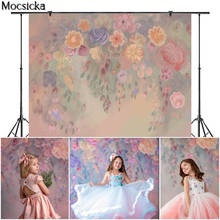 Mocsicka Art Painting Flowers Photography Background Hand Drawn Style Backdrop Newborn Pregnant Woman Old Master Photo Studio 2024 - buy cheap