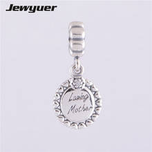 Fits European brand Bracelets DIY Making 925 Sterling Silver Jewelry Family Gift Loving Mother Dangle Charms Wholesale DA069 2024 - buy cheap