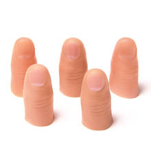 20pcs/lot close Up Vanish Appearing Finger Tricks Props Toys Funny Prank Party Favor Fake Soft Thumb Tip Finger Fake Magic Trick 2024 - buy cheap