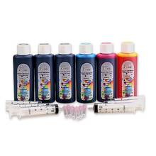 6x100ml Dye Ink For Canon PIXMA MG8150 MG6150 MG6250 MG8250 Printer PGI-525 PGBK CLI-526 BK C M Y GY 6 Colors Ink 2024 - buy cheap