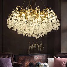 Candelabros de sala de estar 2021, lámpara colgante redonda de oro, moderna, de rama de árbol, candelabro rectangular, luz de isla de cocina 2024 - compra barato