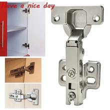 Hot 1 PCS Kitchen Closet Cabinet Door Hinge Hydraulic Slow Shut Clip-on Soft Close Plate 2024 - buy cheap