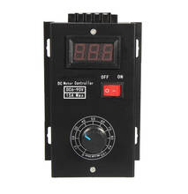 DC 6-90V PWM DC Motor Speed Controller Regulator PLC 15A Governor Volt Display 2024 - buy cheap