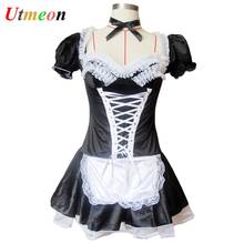 Sexy Women's French Maid Cosplay Lingerie Plus Size Halloween Costume for Women Maid Dress Exotic Servant Cosplay Maids Outfit 2024 - buy cheap