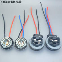 Shhworldsea-adaptador de tomada para lâmpada led automotiva, 1 peça, p21w 7528 1156 ba15s 1157 3157 3156 2024 - compre barato