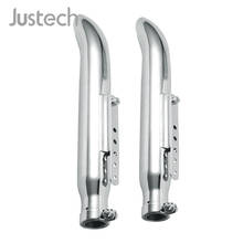 Justech 20" Exhaust Pipe with Installation Accessories Set Motorcycle Exhaust Muffler For Harley Cafe Racer Car Accessories 2024 - buy cheap