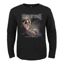 11 Designs Gothic Cradle Of Filth Rock Band Punk Rocker Men Women Full Long Sleeves Shirt Heavy Metal Black Tee Fitness 2024 - buy cheap