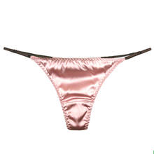 Nova chegada g-string roupa interior sexy cuecas para mulher sexy tangas de seda t voltar feminino ajustável bandas calcinha para mulher 2024 - compre barato