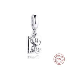 Genuine 925 Sterling Silver Charm Love Reading Dangle Beads for Jewelry Making Fits Original Charms Bracelet Berloque 2024 - buy cheap