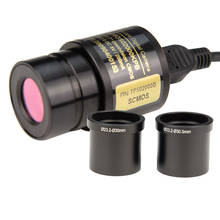 HD USB 2.0мп электронный окуляр микроскоп камера промышленный окуляр камера Монтажный размер 23,2 мм с переходным кольцом 2024 - купить недорого