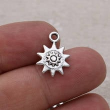 30pcs Tibetan Silver Plated Medal Sun Charms Pendants for Jewelry Making Bracelet Necklace DIY Accessories Craft 17x12mm 2024 - buy cheap