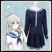 Fantasia cosplay + saia de anime, alta quallity, hatskoi, monster, niaiou, kaho jk, uniforme espacial, feminino 2024 - compre barato