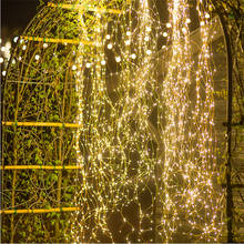 280 LEDs Vines Branch Tree Lights String 9 Strands Copper Silver Wire Fairy String Lights for Christmas Party Holiday Decoration 2024 - buy cheap