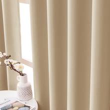 Modern Blackout Curtains for Living Room Bedroom Curtains for Window Treatment Drapes Yellow Finished Blackout Curtains 1 panel 2024 - buy cheap