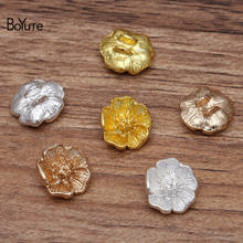 BoYuTe (100 Pieces/Lot) 11MM Metal Alloy Flower Materials Vintage Diy Handmade Jewelry Making Accessories 2024 - buy cheap